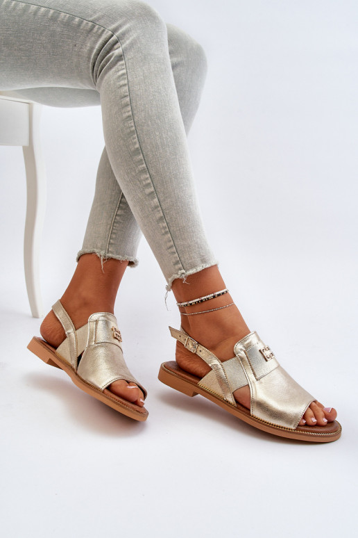 Zazoo 40385  Sieviešu basenes  Zelta krāsas Zazoo 40385  Sieviešu basenes  Zelta krāsas