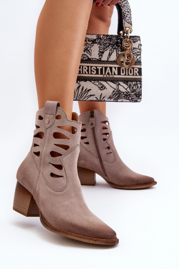 sieviešu zābaki  06412-04 smilšu krāsas