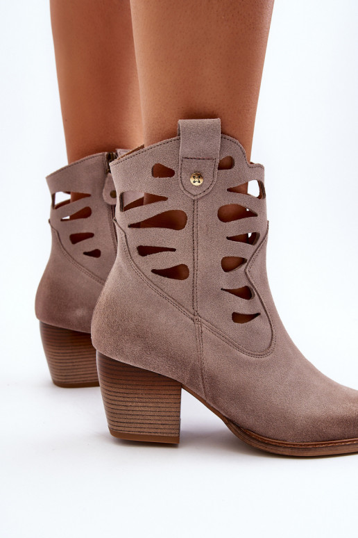 sieviešu zābaki  06412-04 smilšu krāsas