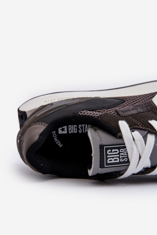 sporta apavi  modeļa apavi  Memory Foam System Big Star NN174347 Melns