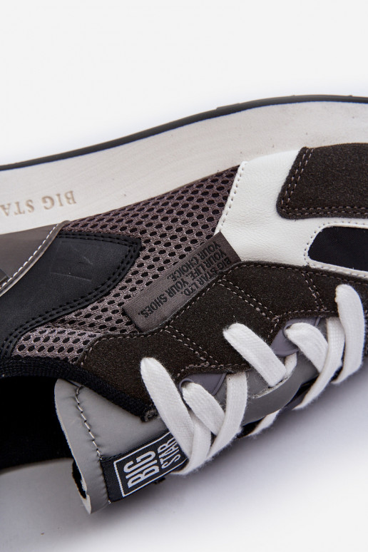 sporta apavi  modeļa apavi  Memory Foam System Big Star NN174347 Melns