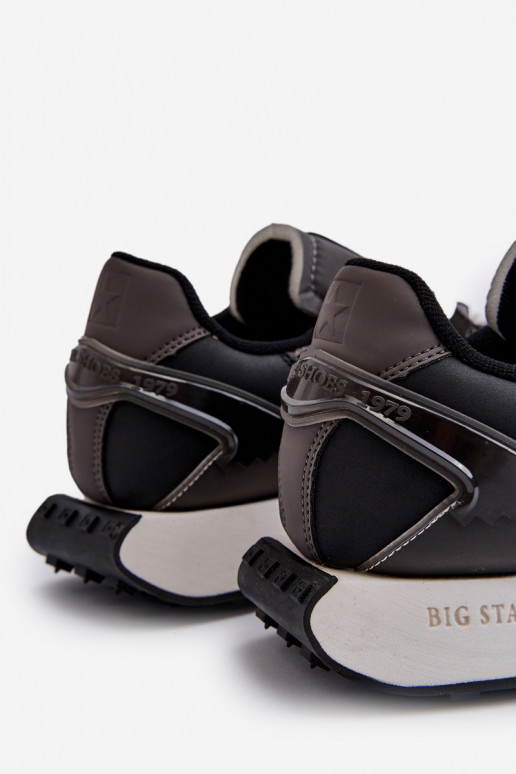 Vīriešu sporta apavi ar Memory Foam sistēmu Big Star NN174347 melnā krāsā