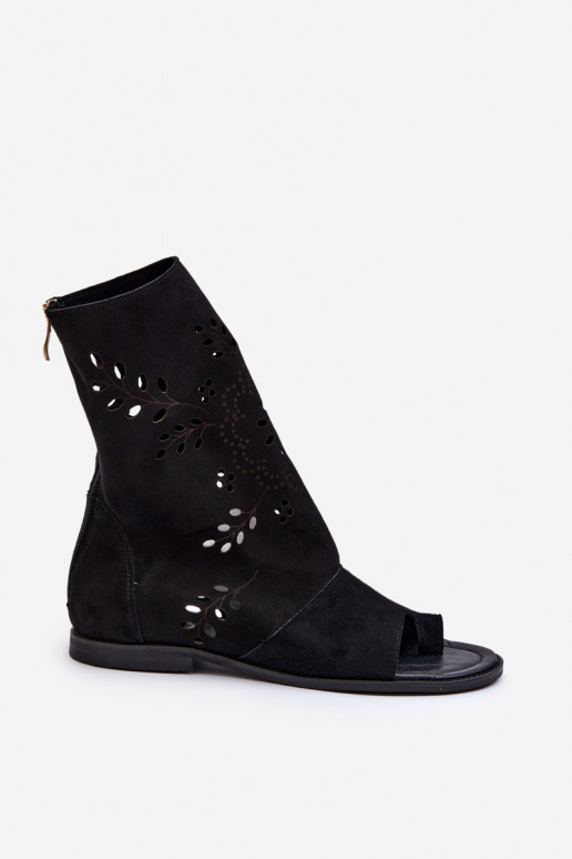 Zazoo 3437  Zamšādas basenes ar stulmu  Melns Zazoo 3437  Zamšādas basenes ar stulmu  Melns