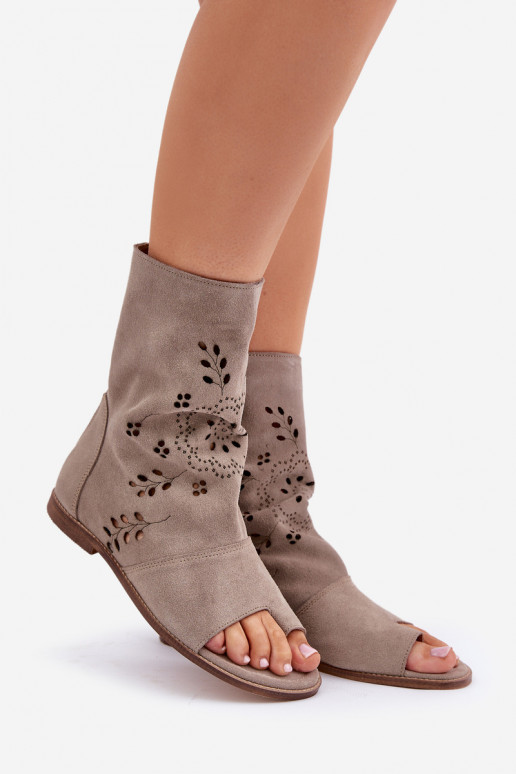 Zazoo 3437  Zamšādas basenes ar stulmu  smilšu krāsas Zazoo 3437  Zamšādas basenes ar stulmu  smilšu krāsas