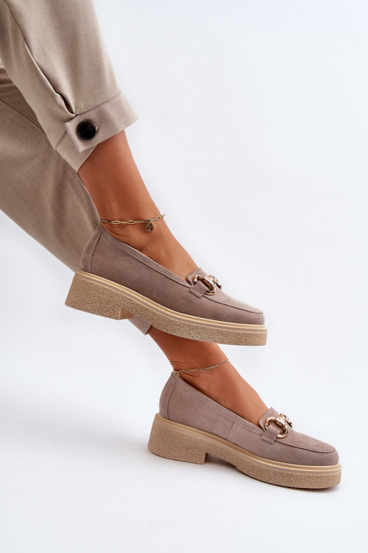 Zazoo 3429 Zamšādas mokasīni  ar ornamentiem Cepurepuccino Zazoo 3429 Zamšādas mokasīni  ar ornamentiem Cepurepuccino