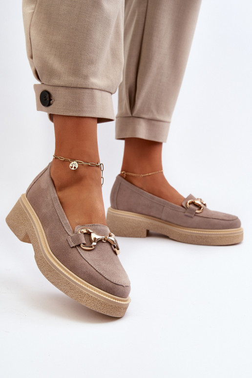 Zazoo 3429 Zamšādas mokasīni  ar ornamentiem Cepurepuccino Zazoo 3429 Zamšādas mokasīni  ar ornamentiem Cepurepuccino