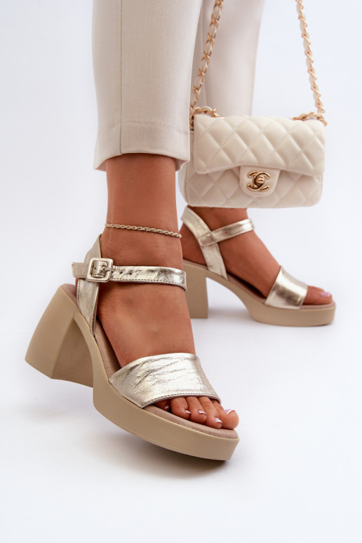 Zazoo 40386  Sieviešu basenes   Zelta krāsas Zazoo 40386  Sieviešu basenes   Zelta krāsas