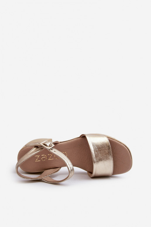 Zazoo 40386  Sieviešu basenes   Zelta krāsas Zazoo 40386  Sieviešu basenes   Zelta krāsas