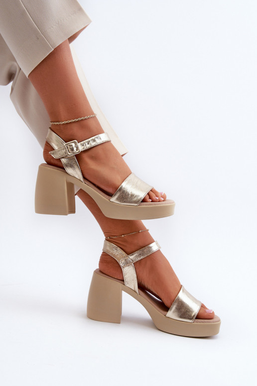 Zazoo 40386  Sieviešu basenes   Zelta krāsas Zazoo 40386  Sieviešu basenes   Zelta krāsas