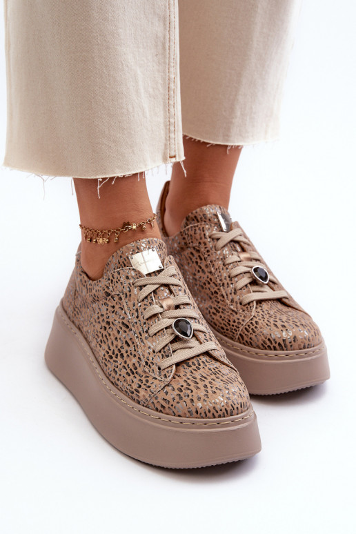   sporta apavi ar platformu  06191-10 smilšu krāsas