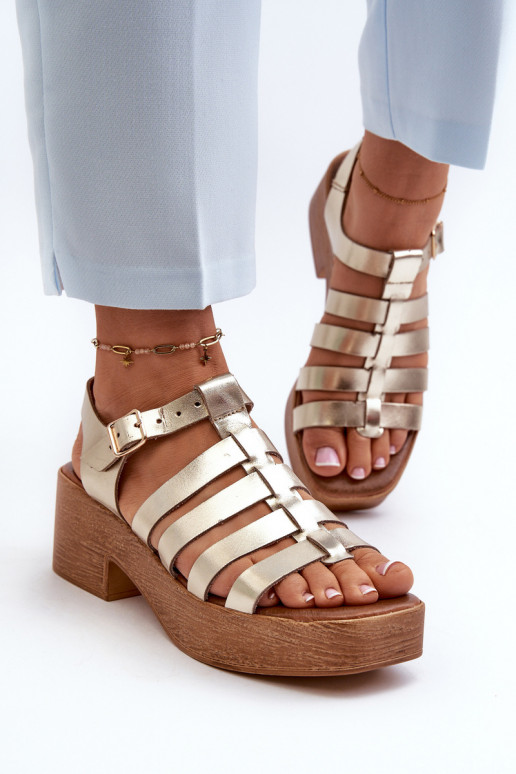 Zazoo 40410 Sieviešu basenes   Zelta krāsas Zazoo 40410 Sieviešu basenes   Zelta krāsas