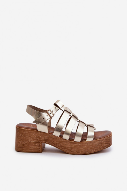 Zazoo 40410 Sieviešu basenes   Zelta krāsas Zazoo 40410 Sieviešu basenes   Zelta krāsas