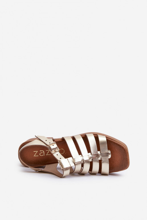 Zazoo 40410 Sieviešu basenes   Zelta krāsas Zazoo 40410 Sieviešu basenes   Zelta krāsas