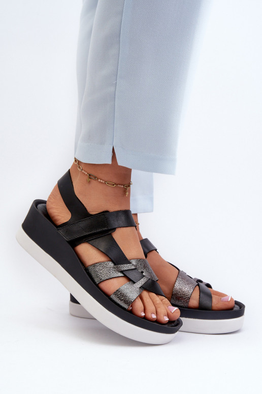 Zazoo 40397  Sieviešu basenes  ar platformu Melns Zazoo 40397  Sieviešu basenes  ar platformu Melns