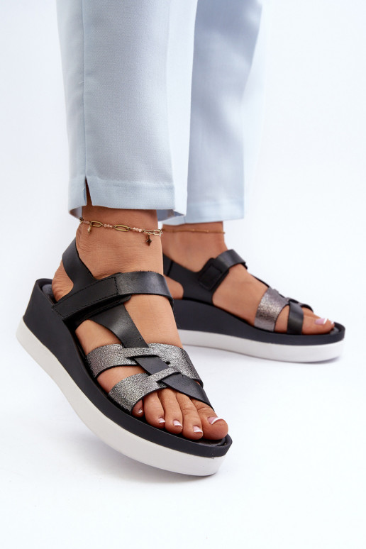 Zazoo 40397  Sieviešu basenes  ar platformu Melns Zazoo 40397  Sieviešu basenes  ar platformu Melns