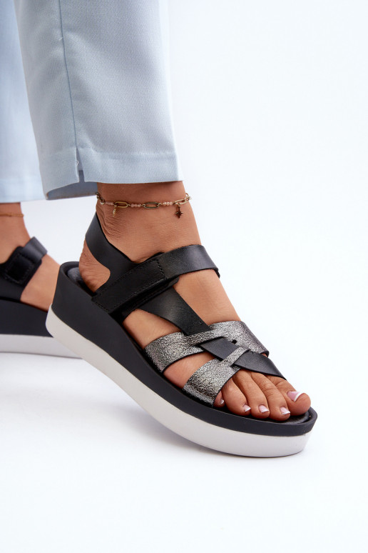 Zazoo 40397  Sieviešu basenes  ar platformu Melns Zazoo 40397  Sieviešu basenes  ar platformu Melns