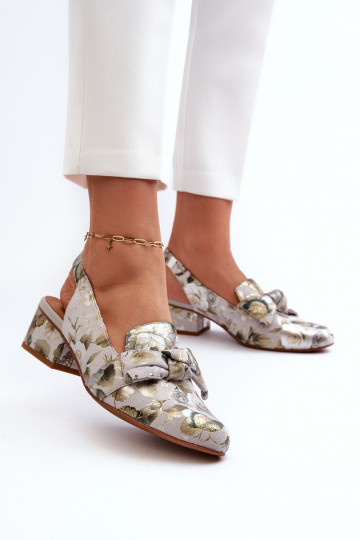 Sieviešu basenes   ar puķītēm  N6539-38 Zaļas krāsas