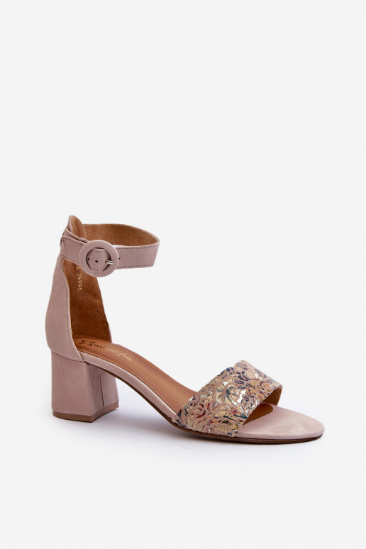 Eleganti augstpapēžu kurpes  04141-49 smilšu krāsas Eleganti augstpapēžu kurpes  04141-49 smilšu krāsas