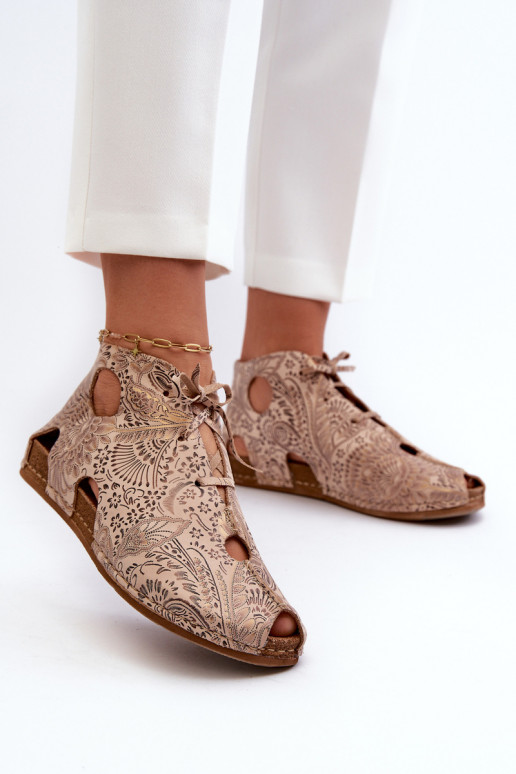  sieviešu zābaki  03426-02 smilšu krāsas