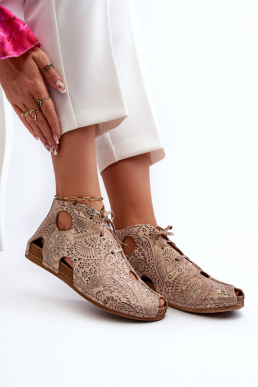  sieviešu zābaki  03426-02 smilšu krāsas