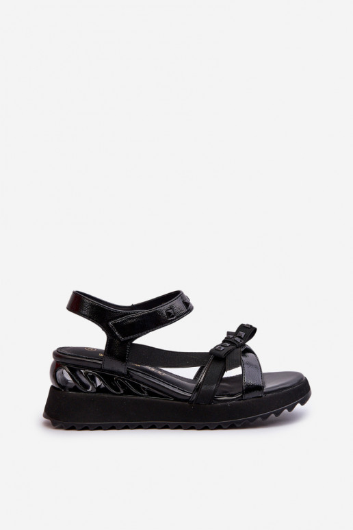 Sieviešu basenes ar bantītēm D&A CR956 Melns Sieviešu basenes ar bantītēm D&A CR956 Melns