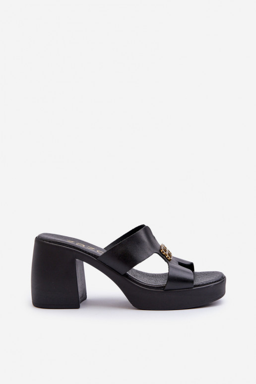 Zazoo 40419 Čibas no dabīgas ādas   Melns Zazoo 40419 Čibas no dabīgas ādas   Melns