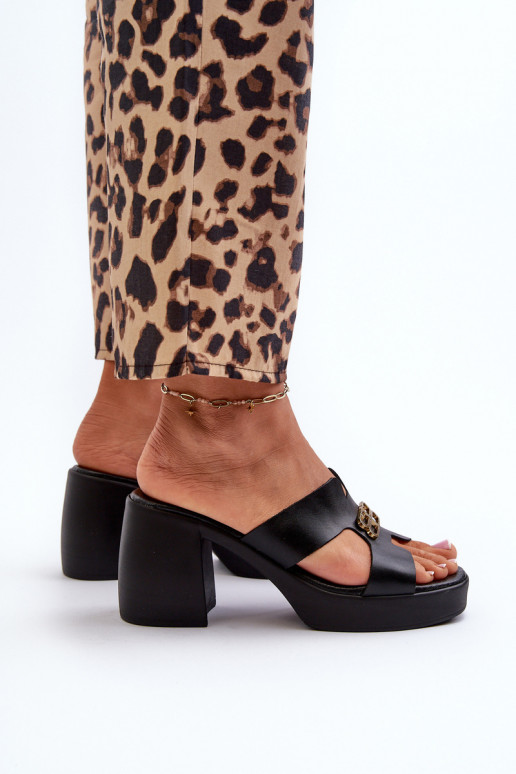 Zazoo 40419 Čibas no dabīgas ādas   Melns Zazoo 40419 Čibas no dabīgas ādas   Melns