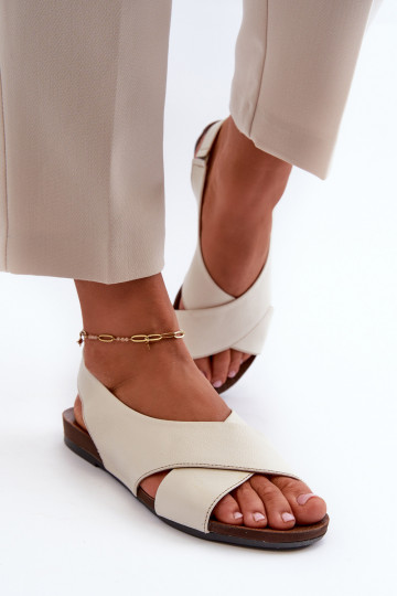 Zazoo 40407 sandales    Ziloņkaula krāsas