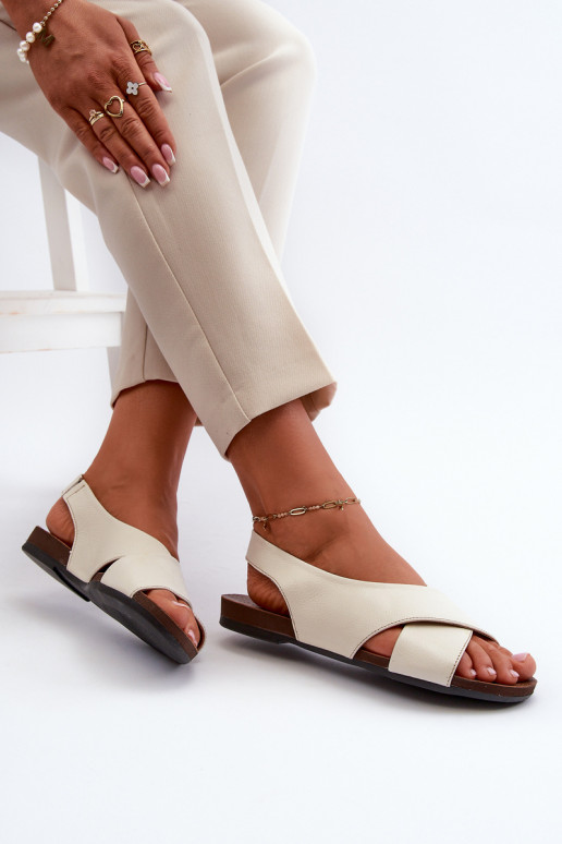 Zazoo 40407 sandales    Ziloņkaula krāsas Zazoo 40407 sandales    Ziloņkaula krāsas