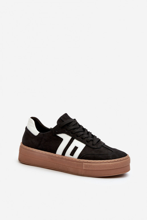 Zazoo N1095S2  modeļa apavi    ar platformu Melns