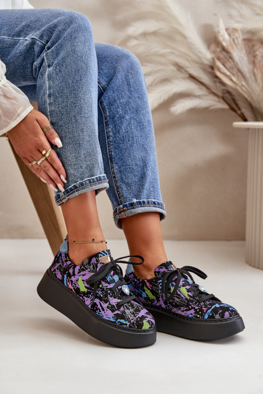   sporta apavi ar platformu  06191-05 Violeta krāsa