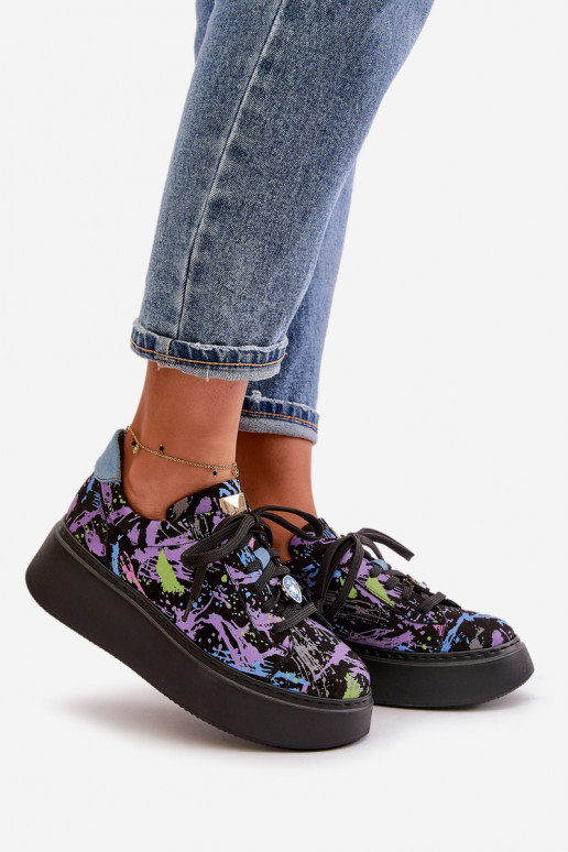   sporta apavi ar platformu  06191-05 Violeta krāsa