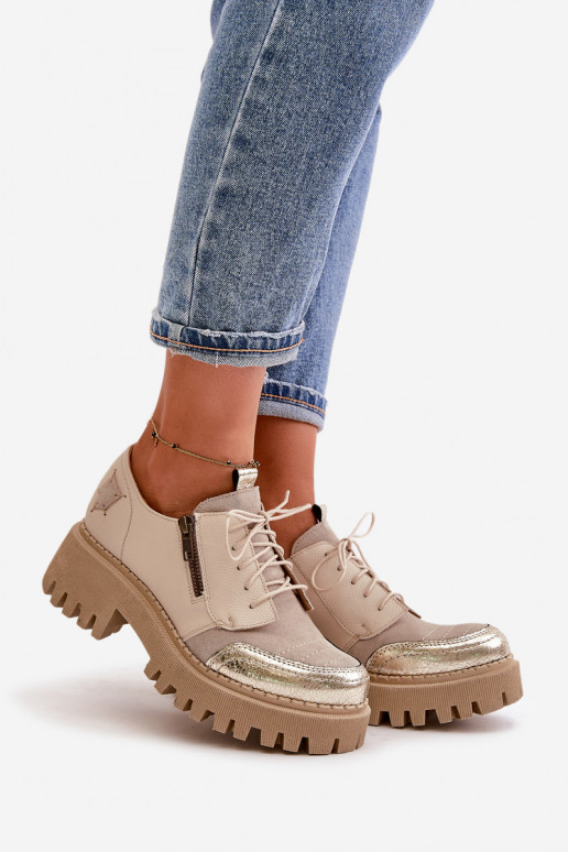 apavi  no dabīgas ādas smilšu krāsas  06177-04 apavi  no dabīgas ādas smilšu krāsas  06177-04