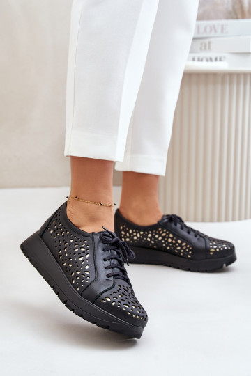 Zazoo 2973   apavi ar platformu  Melns 2