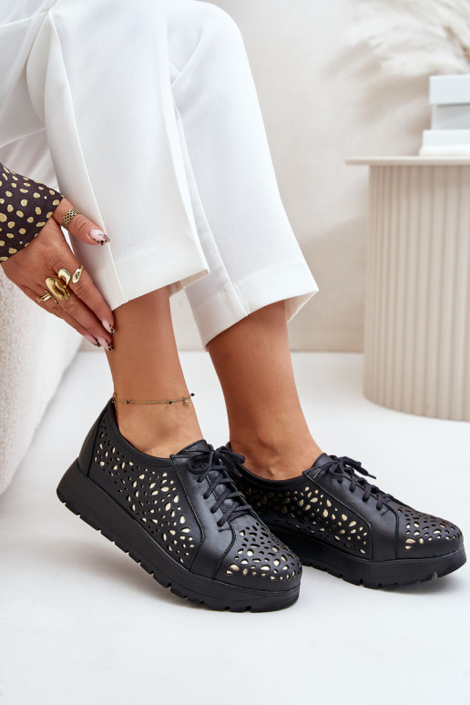 Zazoo 2973   apavi ar platformu  Melns Zazoo 2973   apavi ar platformu  Melns