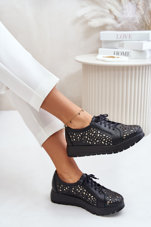 Zazoo 2973   apavi ar platformu  Melns Zazoo 2973   apavi ar platformu  Melns