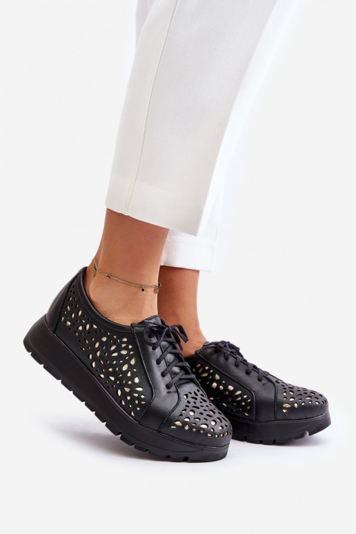 Zazoo 2973   apavi ar platformu  Melns Zazoo 2973   apavi ar platformu  Melns