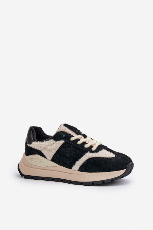 siltināti  modeļa apavi    Big Star OO274A318 HI-POLY SYSTEM Melns