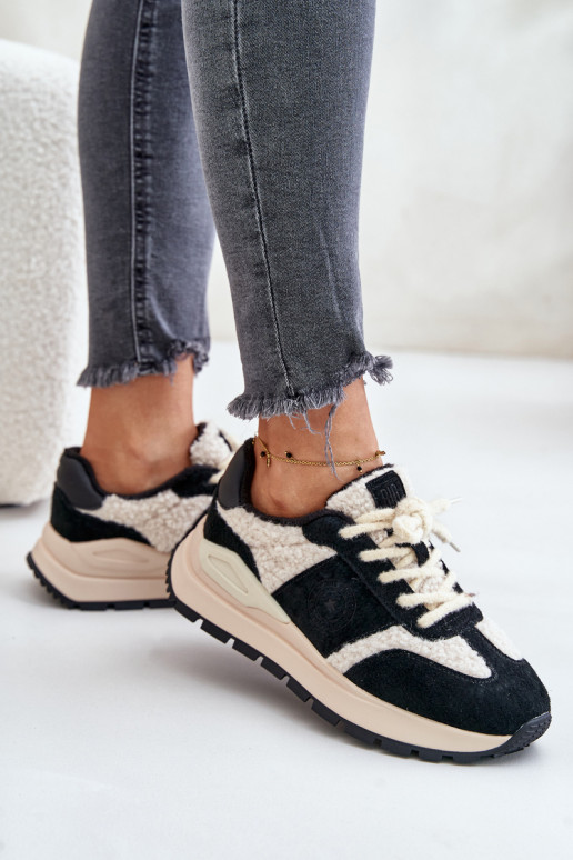 siltināti  modeļa apavi    Big Star OO274A318 HI-POLY SYSTEM Melns