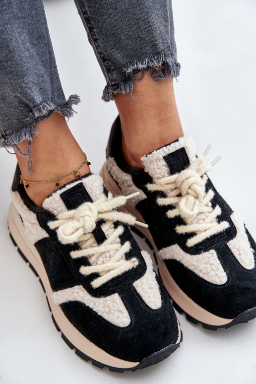 siltināti  modeļa apavi    Big Star OO274A318 HI-POLY SYSTEM Melns