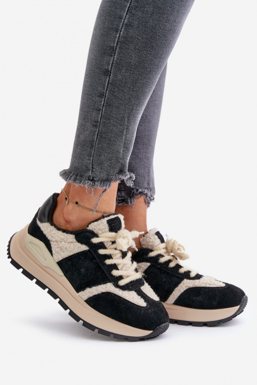 siltināti  modeļa apavi    Big Star OO274A318 HI-POLY SYSTEM Melns