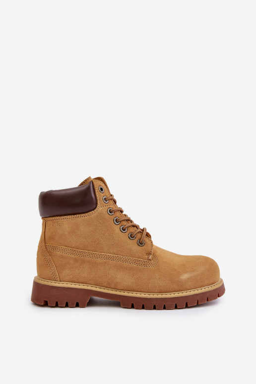 zamšādas siltināti apavi  Big Star OO174136 HI-POLY SYSTEM Camel zamšādas siltināti apavi  Big Star OO174136 HI-POLY SYSTEM Camel