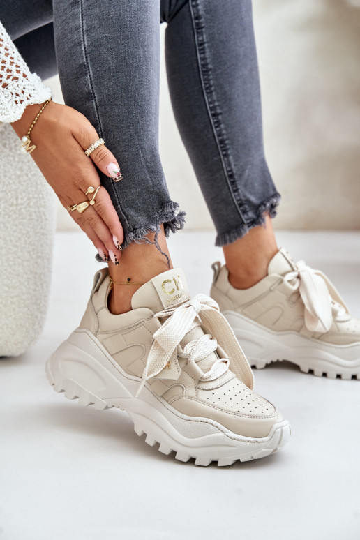     modeļa apavi smilšu krāsas CheBello 4583