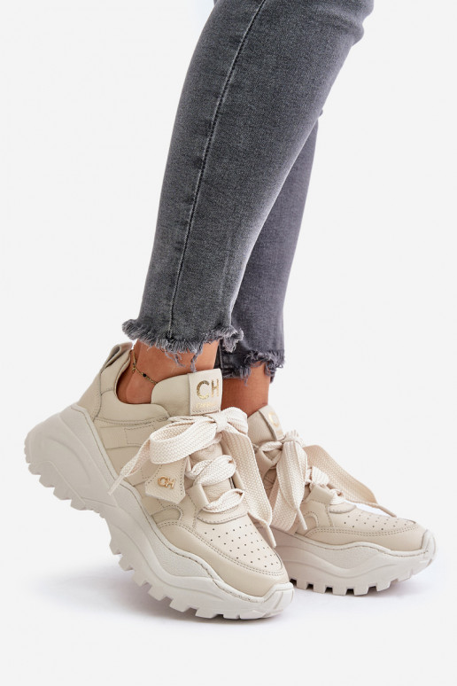     modeļa apavi smilšu krāsas CheBello 4583