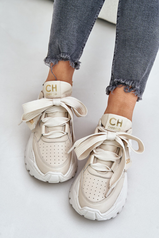     modeļa apavi smilšu krāsas CheBello 4583