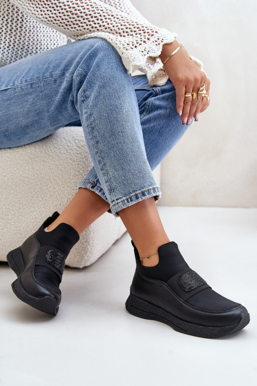 sporta apavi ar platformu   Melns Artiker 55C0035