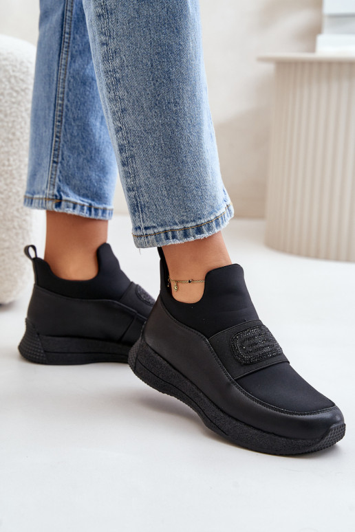 sporta apavi ar platformu   Melns Artiker 55C0035