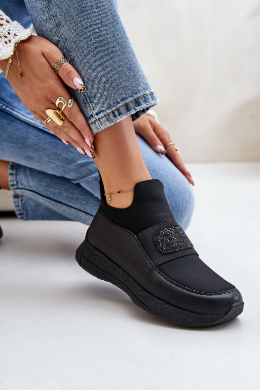 sporta apavi ar platformu   Melns Artiker 55C0035