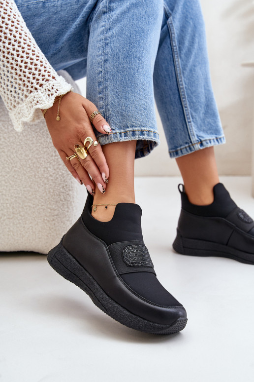 sporta apavi ar platformu   Melns Artiker 55C0035