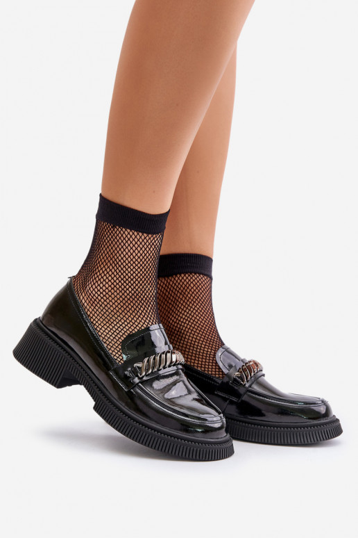 Lakoti mokasīni Mokasīni ar ornamentiem D&A LZ42-030 Melns  Lakoti mokasīni Mokasīni ar ornamentiem D&A LZ42-030 Melns